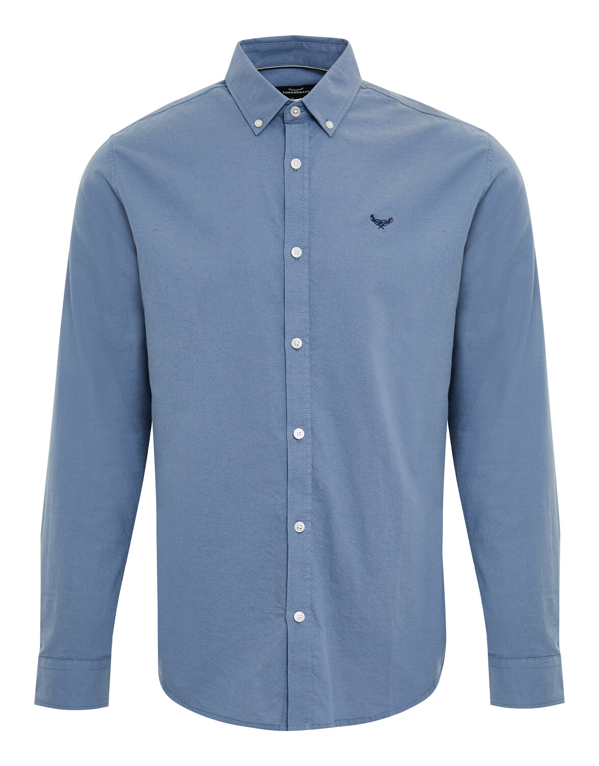 

Рубашка Threadbare Freizeit Beacon, цвет Solid Denim