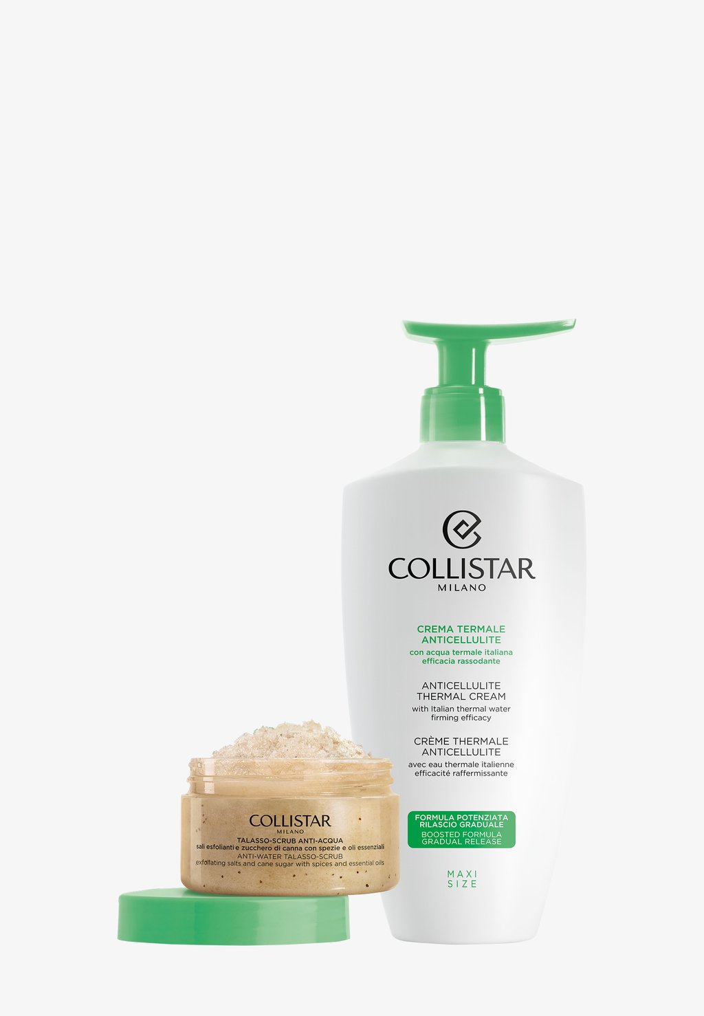 Набор для ванны и тела Collistar Anticellulite Thermal Cream Body Routine + Anti-Water Collistar