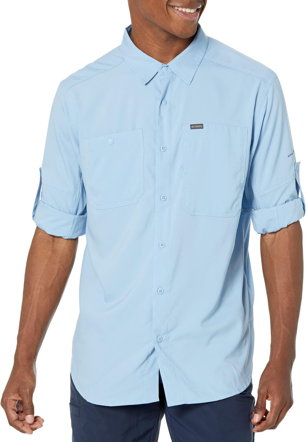 

Рубашка Silver Ridge Utility Lite Long Sleeve Columbia, цвет Jet Stream