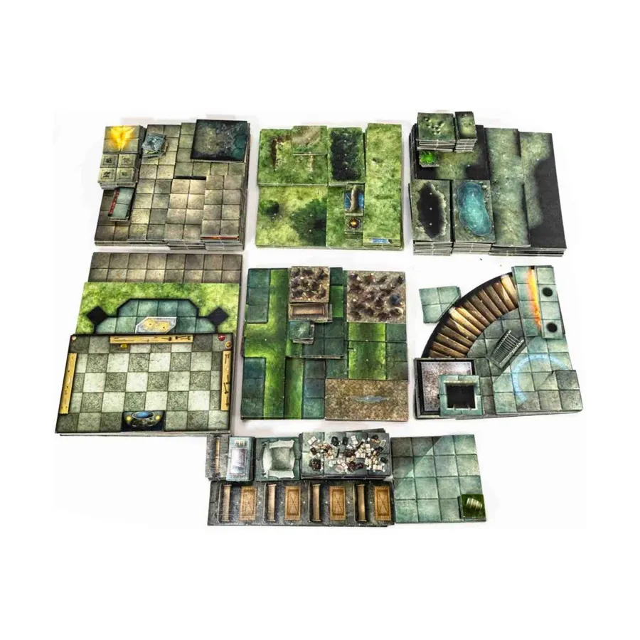

Коллекция плиток подземелий № 27 — более 200 штук!, Dungeons & Dragons (4th Edition) - Dungeon Tiles