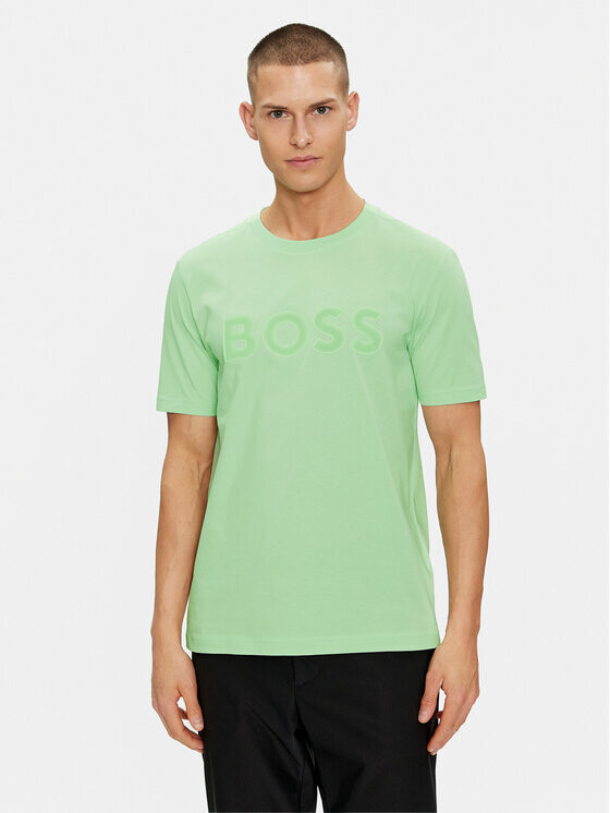 

Футболка стандартного кроя Boss, зеленый
