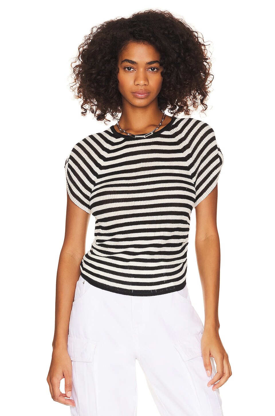 

Футболка Free People Slinky Baby, цвет Black Garendia