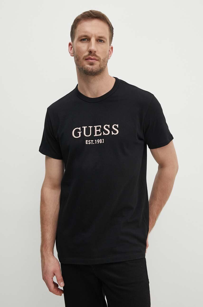 

Футболка Guess из хлопка, черный