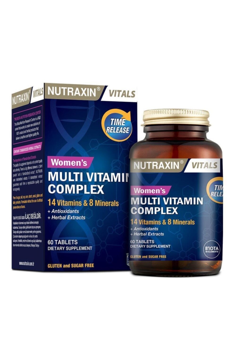 

Nutraxin Мультивитаминный комплекс для женщин, 60 таблеток