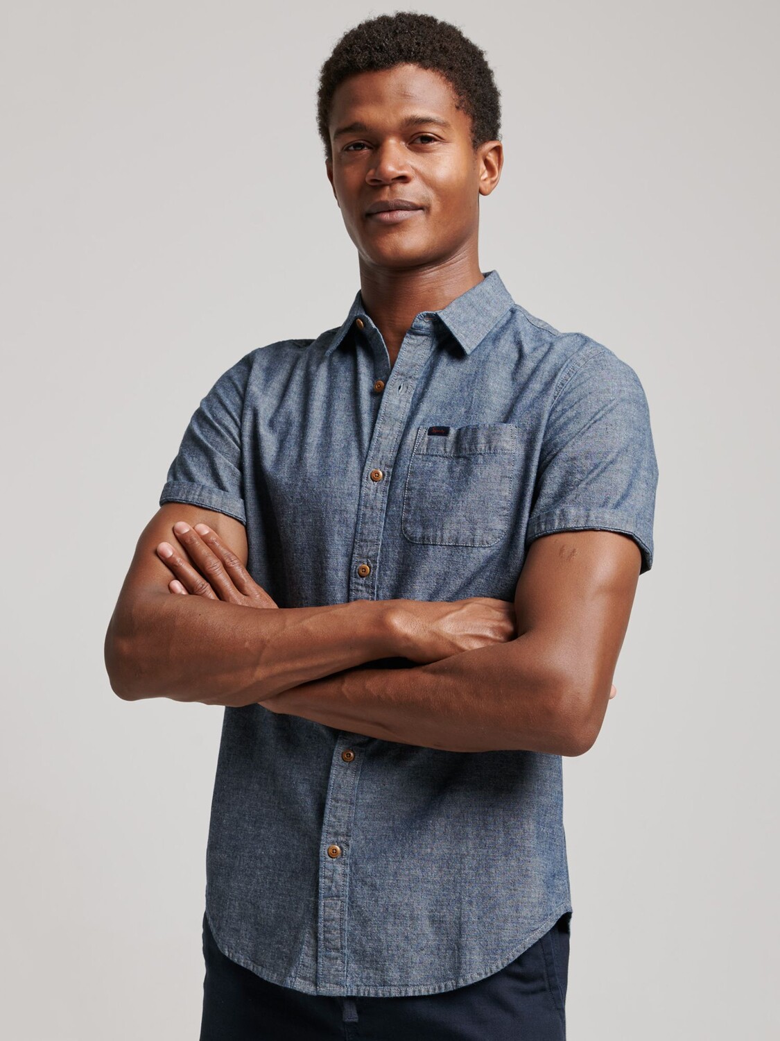 

Рубашка с коротким рукавом Superdry Vintage Loom, Raw
