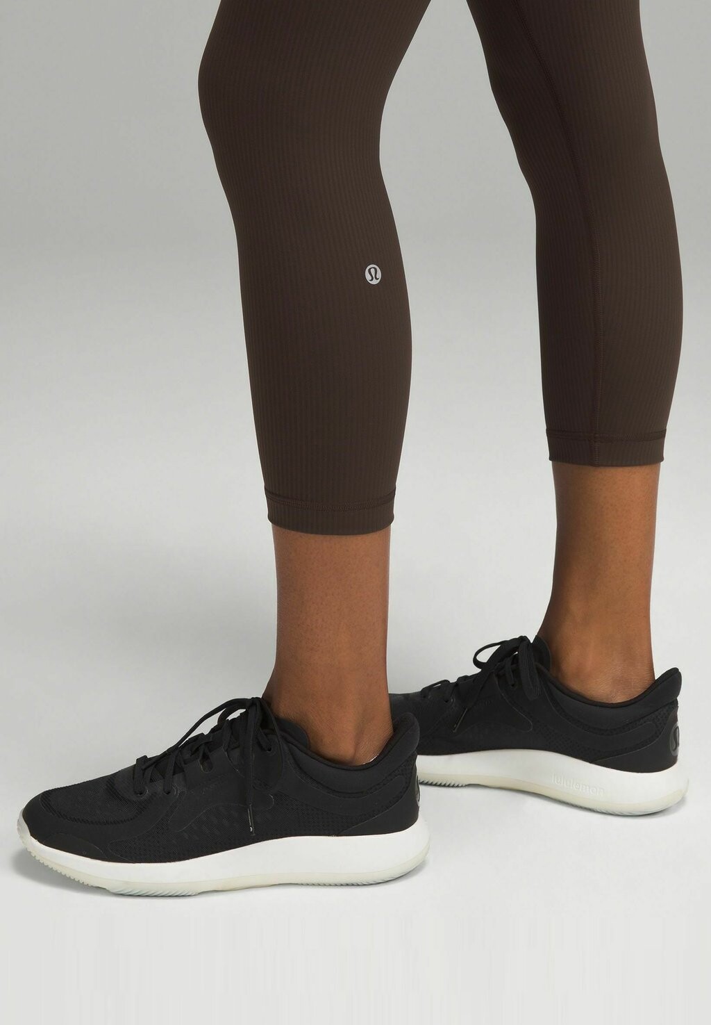 

Тайтсы WUNDER TRAIN HR CROP lululemon, коричневый