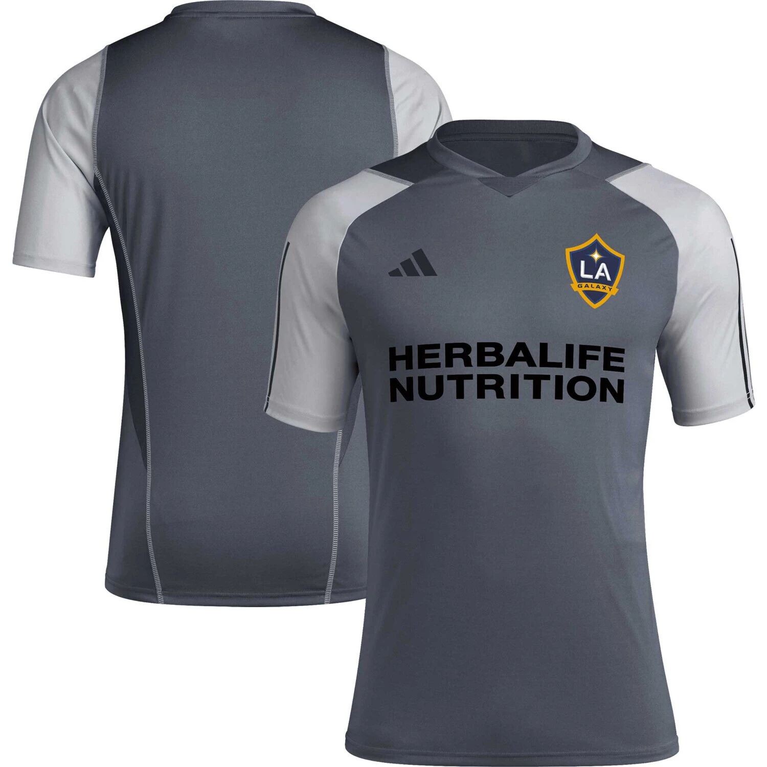 

Мужская серая футболка для тренировок adidas LA Galaxy 2023, Серый