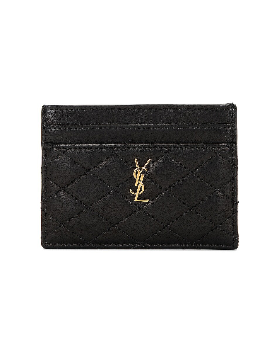 

Сумка Saint Laurent Gaby Credit Card Case, неро
