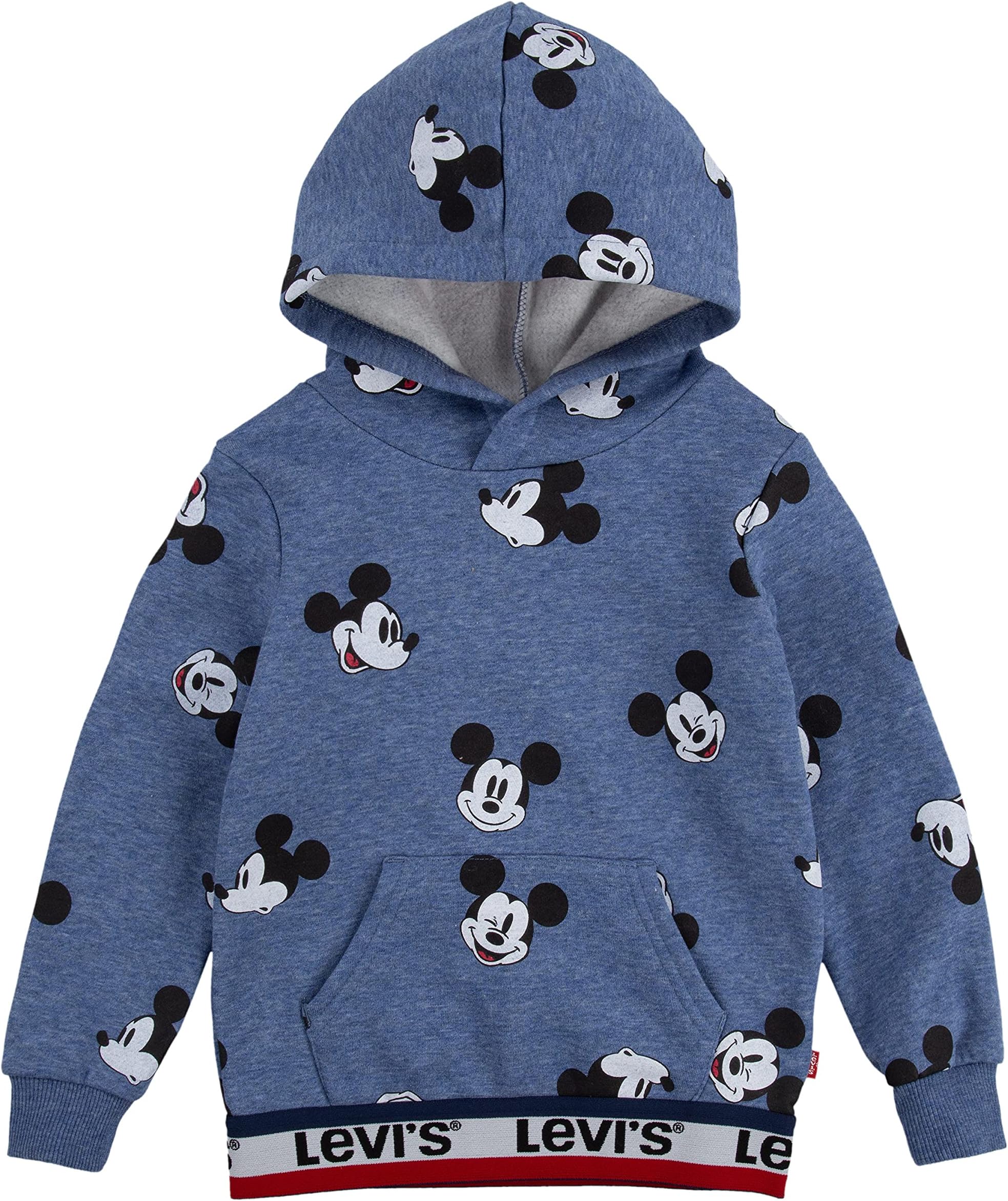 

Худи Levi'S All Over Print Mickey Hoodie, цвет Navy Heather