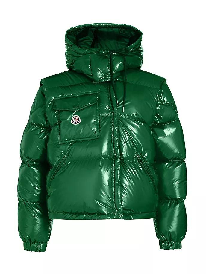 

Пуховик Moncler Karakorum Ripstop Moncler, зеленый