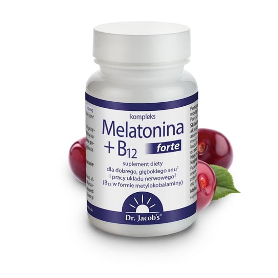 Комплекс Dr. Jacob's, Мелатонин и В12 Форте 90 таблеток dr health мелатонин 5мг 90 таблеток