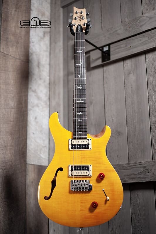 

Электрогитара PRS CU2SH SE Custom 22 Semi-Hollow Body Electric Guitar, Santana Yellow