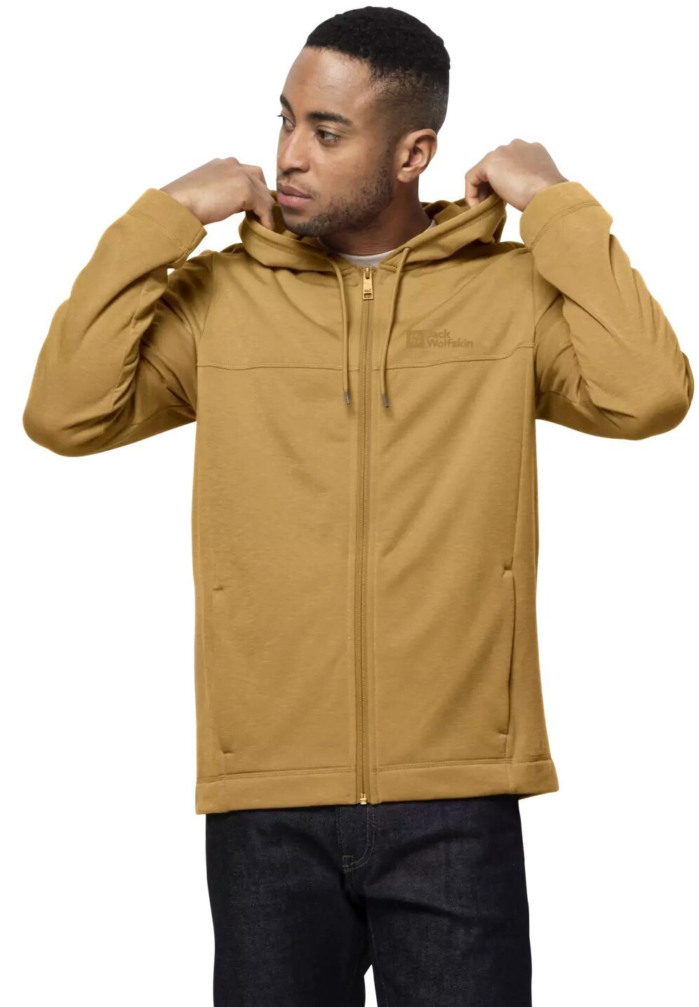 

Толстовка WALDSEE HOODED JKT M Jack Wolfskin, цвет honey yellow