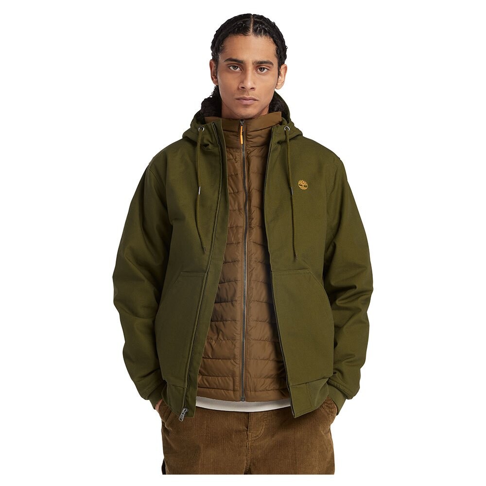 

Куртка Timberland Insulated Canvas Bomber, зеленый