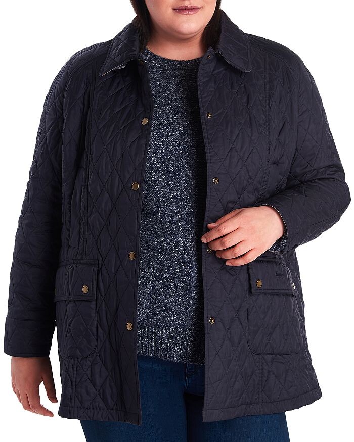 

Стеганое пальто Plus Beadnell Barbour, Черный