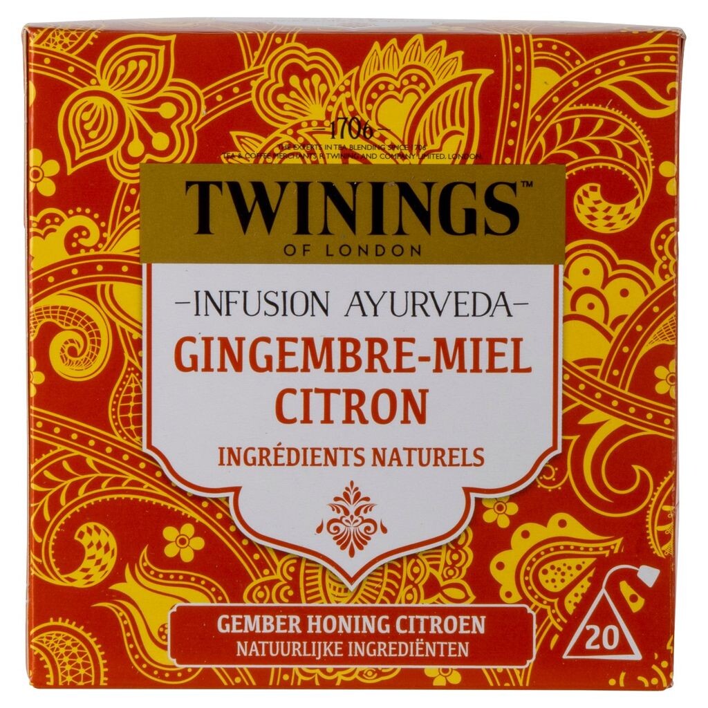 

Чай Twinings Ayurveda имбирь мед лимон 36 грамм