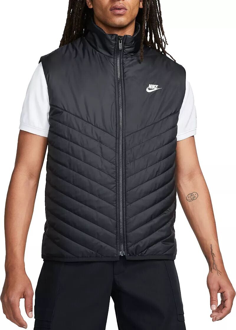 

Мужской жилет среднего веса Nike Therma-FIT Windrunner, черный