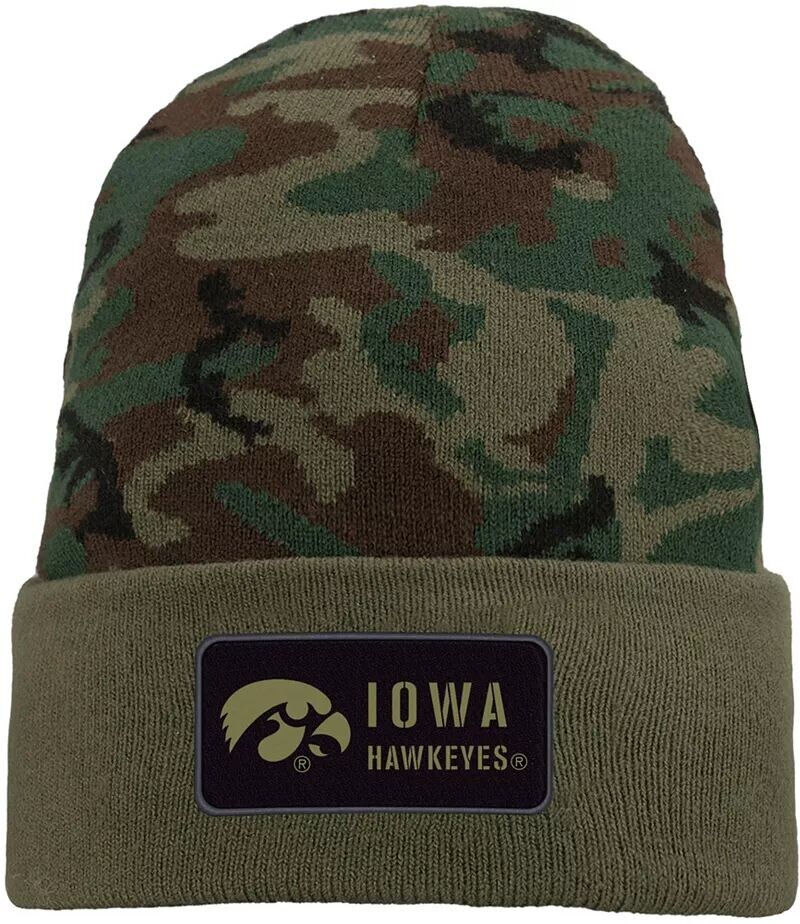

Мужская камуфляжная вязаная шапка в стиле милитари Nike Iowa Hawkeyes
