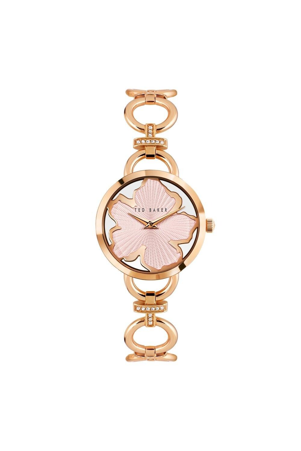 

Модные аналоговые часы Lilabel Jewel из нержавеющей стали - Bkplis301Uo Ted Baker, розовый