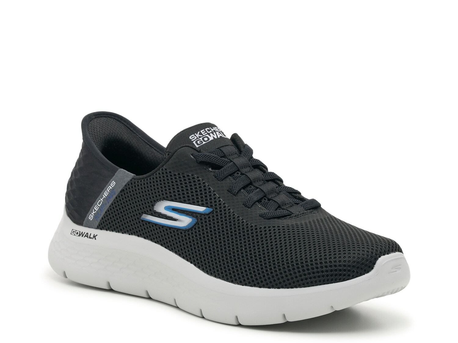 Кроссовки Skechers GOWalk Flex Slip-Ins Hands Up мужские, черный кроссовки skechers hands free slip ins on the go черный