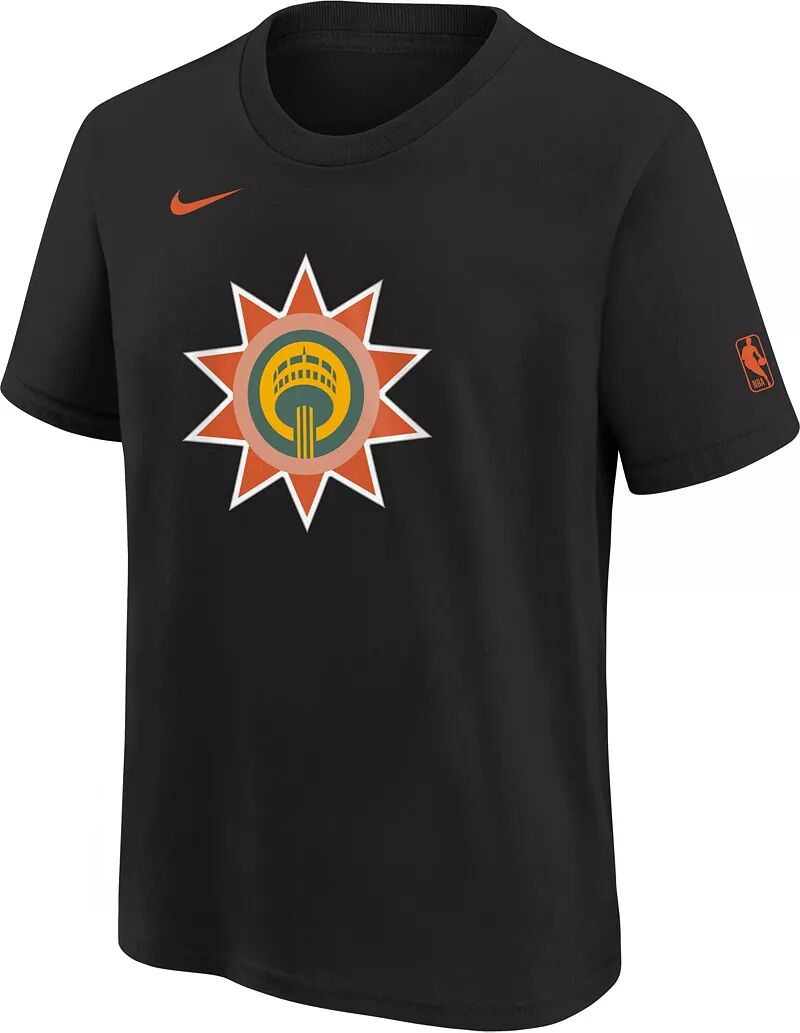 Футболка с логотипом Nike Youth 2023-24 City Edition San Antonio Spurs