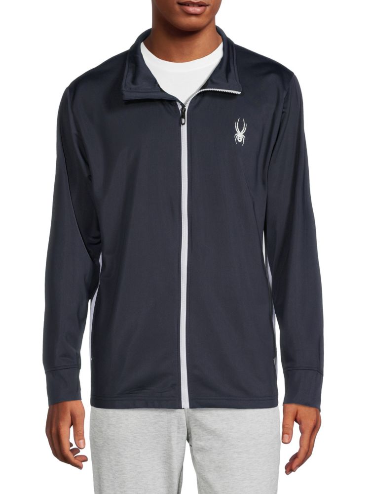 цена Спортивная куртка с логотипом Spyder, цвет Frontier Blue