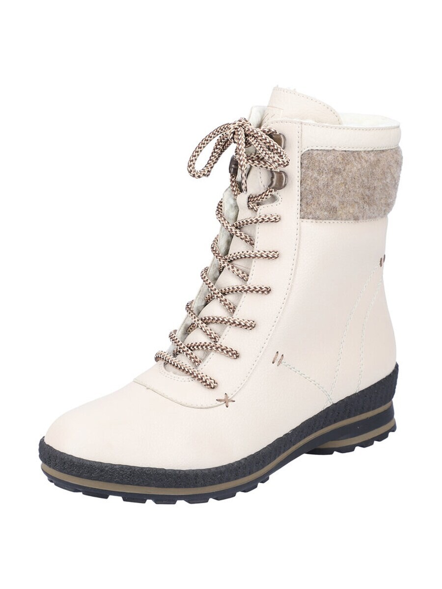

Ботинки Rieker Lace-Up Ankle Boots, экрю/пятнистый бежевый