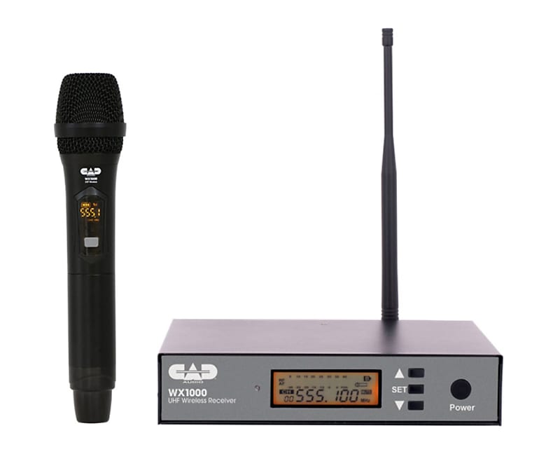 Микрофонная система CAD CAD Audio WX1000HH Frequency UHF Wireless Handheld Microphone System boya by wxlr8 professional wireless handheld microphone 48 uhf dual channels transmitter system for interview party