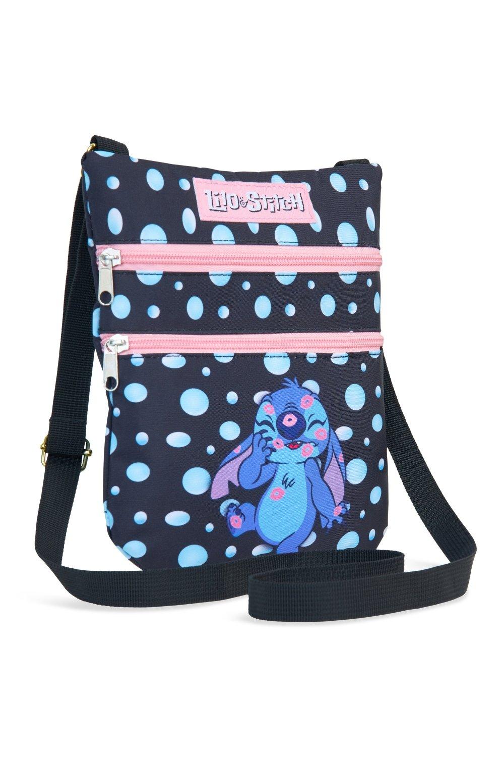 ручная сумка через плечо miniso disney plush season series puffy cartoon bag stitch синий Сумка через плечо Stitch Disney, мультиколор
