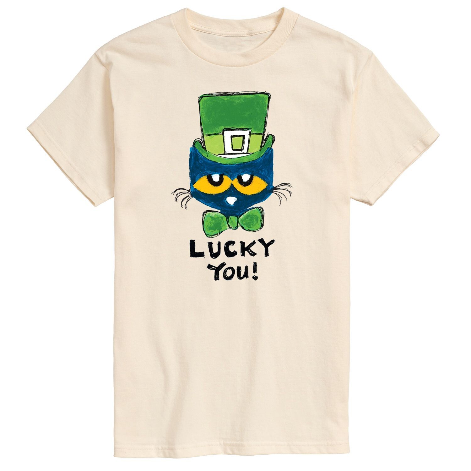 

Мужская футболка Pete Cat Lucky You Licensed Character