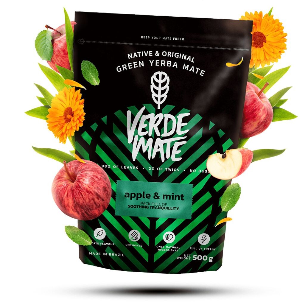 

Verde Mate Зеленое яблоко и мята 0,5кг