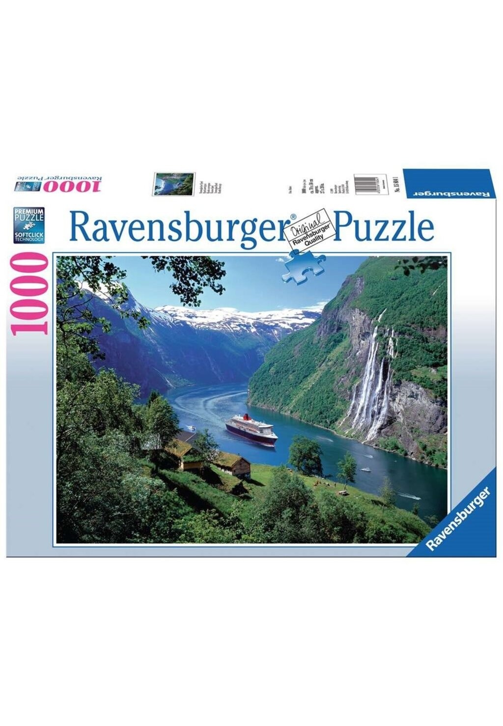 

Пазл STUKJES NOORS FJORD Ravensburger, цвет multi coloured