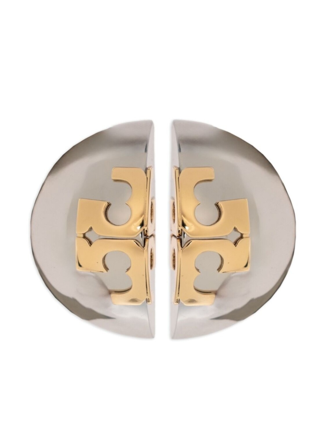 

Серьги с логотипом Tory Burch, серебряный