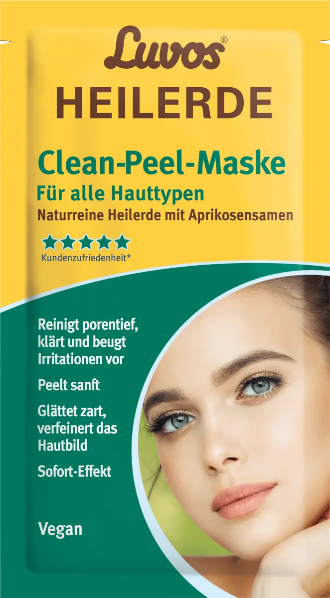 

Маски для лица с лечебной глиной Clean-Peel 15 мл. Luvos Heilerde