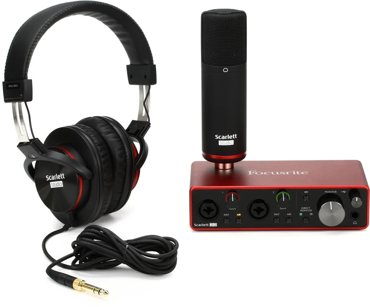

Комплект для записи Focusrite Scarlett 2i2 Studio 3-го поколения