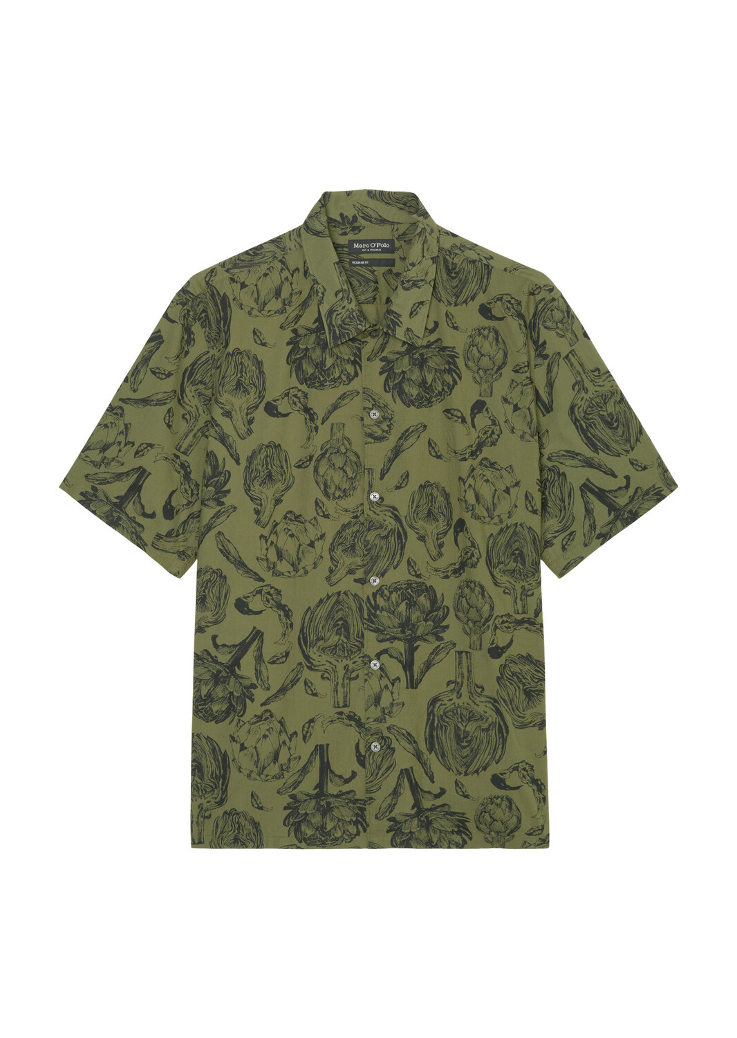 

Рубашка Marc O'Polo regular, цвет multi/olive