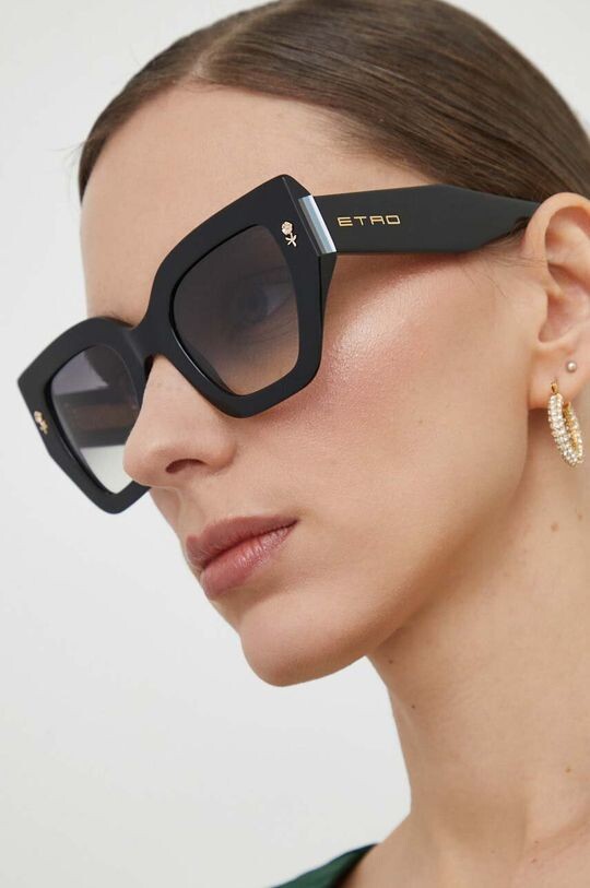 

Солнечные очки Etro, черный