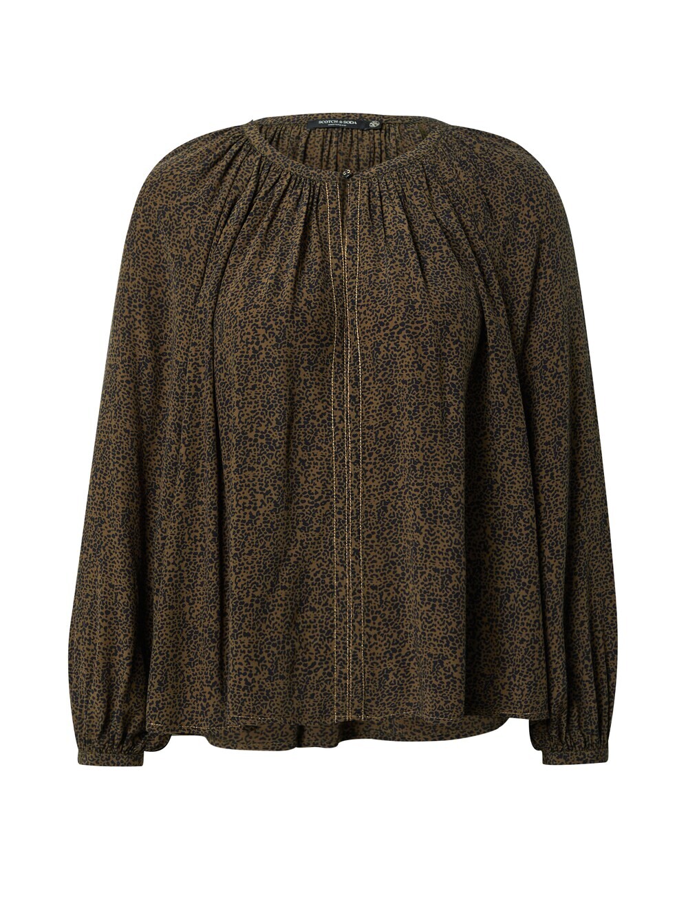 

Блузка Scotch & Soda, оливковый