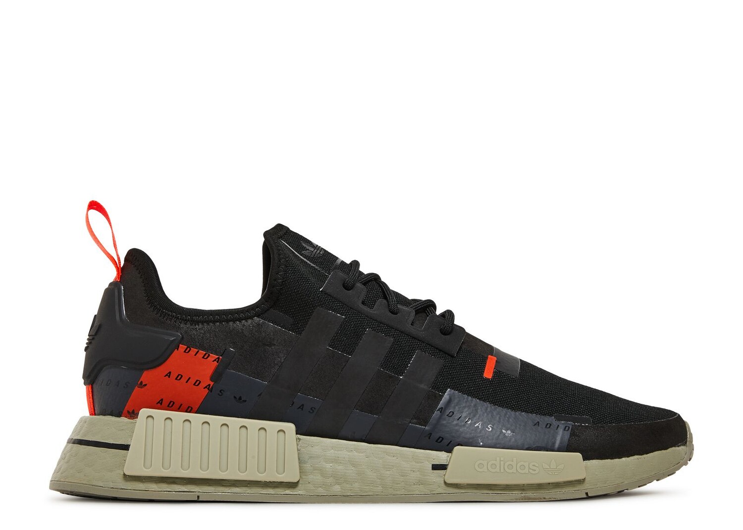 

Кроссовки adidas Nmd_R1 'Black Solar Red', черный