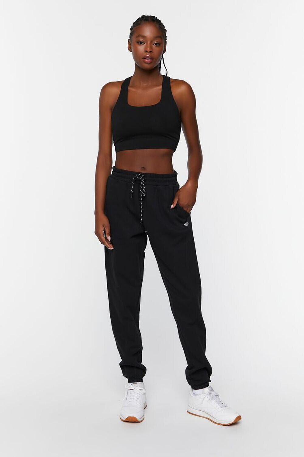 

Активные джоггеры на шнурке Forever 21, черный