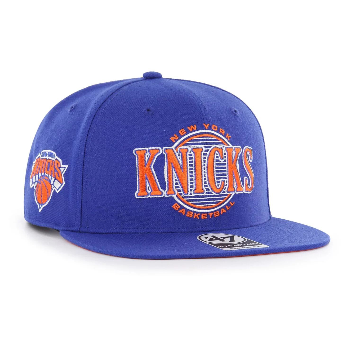 

Мужская синяя кепка New York Knicks High Post Captain Snapback '47