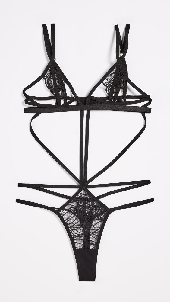 

Боди Bluebella Emerson Strappy Thong, черный