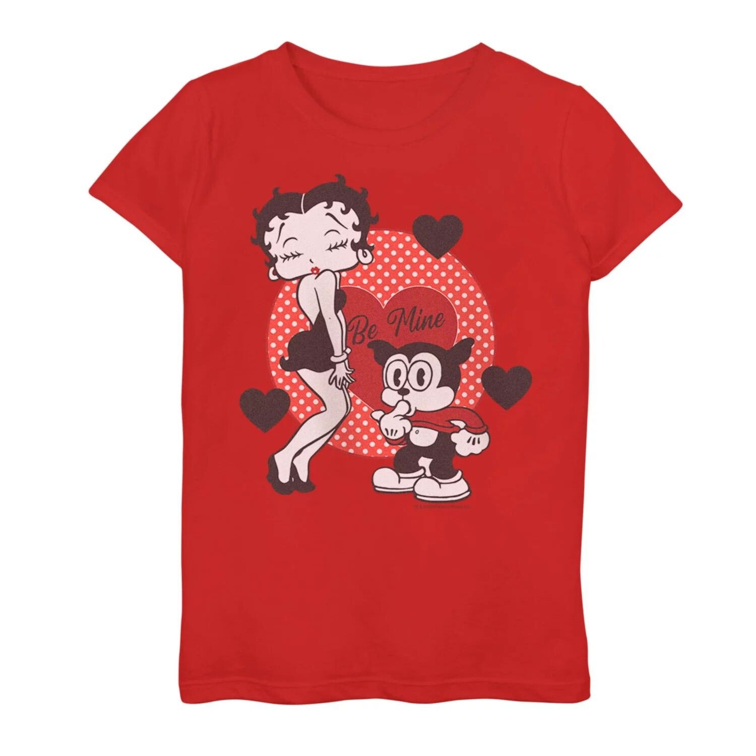 

Футболка с рисунком Betty Boop Be Mine для девочек 7–16 лет Licensed Character