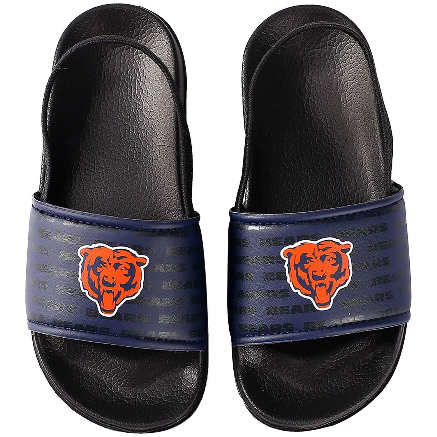 

Сандалии Legacy для малышей FOCO Chicago Bears Wordmark Unbranded