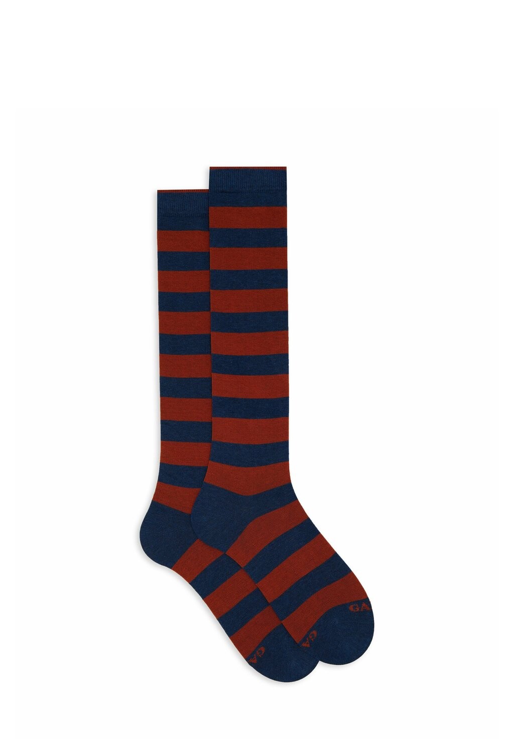 

Носки выше колена WITH TWO-TONE STRIPES Gallo, темно-синий