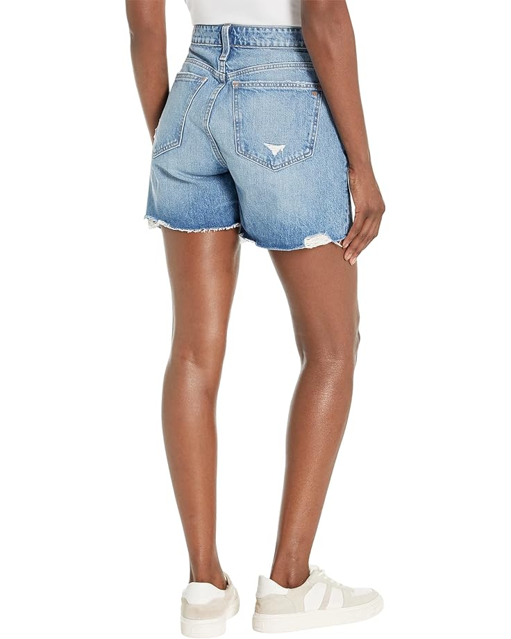 Шорты Madewell Curvy Relaxed Mid-Length Denim Shorts in Brockport Wash: Ripped Edition, цвет Brockport Wash шорты madewell relaxed denim shorts in haywood wash цвет haywood wash
