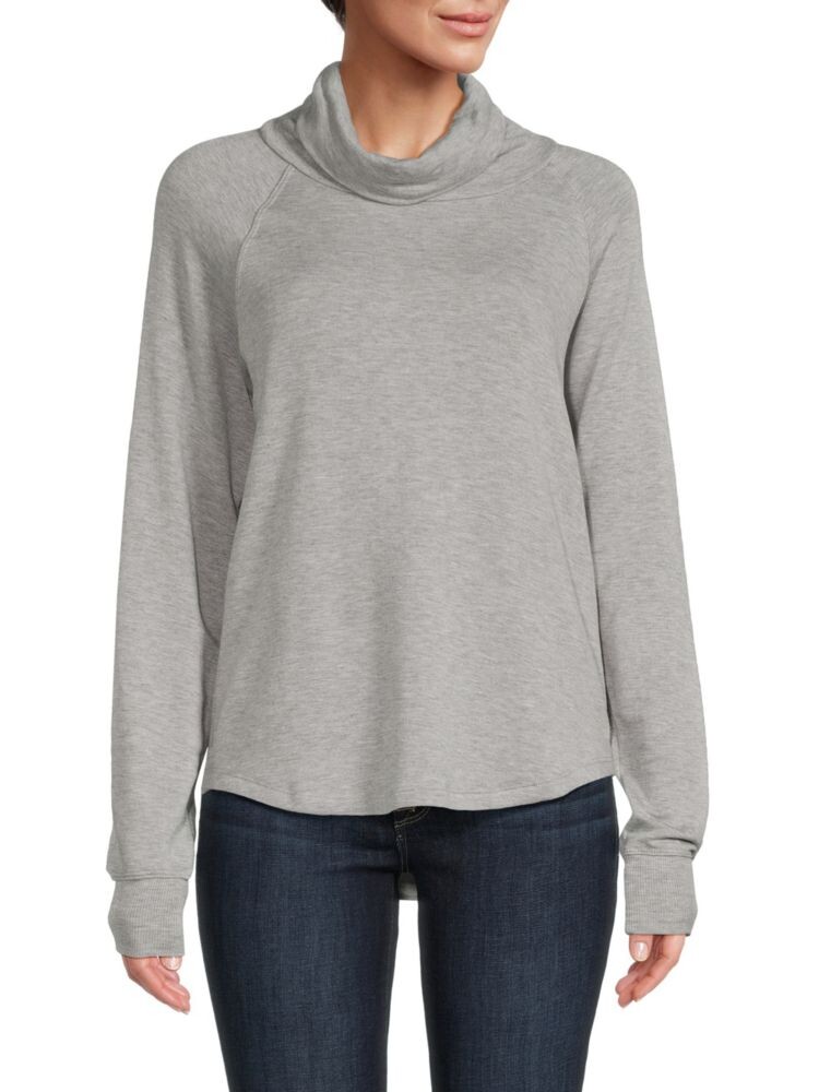

Топ из модала с воротником-хомутом Splits59, цвет Heather Grey