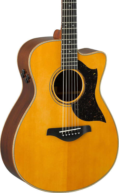 Акустическая гитара Yamaha AC5R ARE Solid Wood Concert Acoustic-Electric Guitar, Vintage Natural