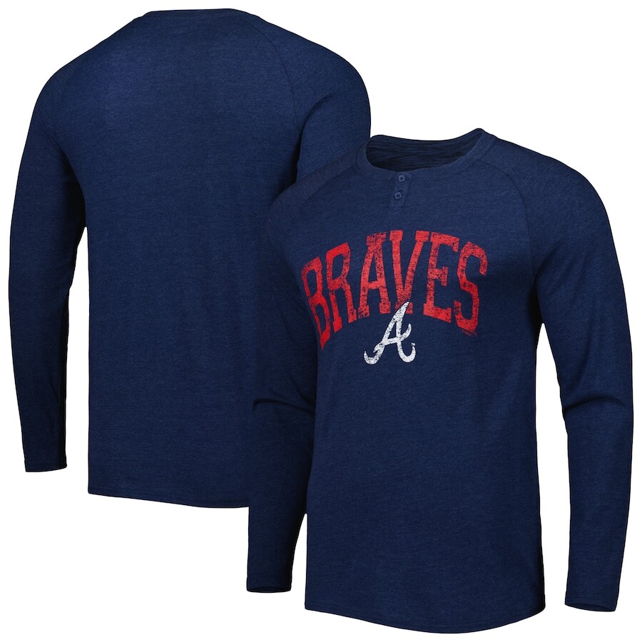 

Футболка с длинным рукавом Concepts Sport Atlanta Braves, нави