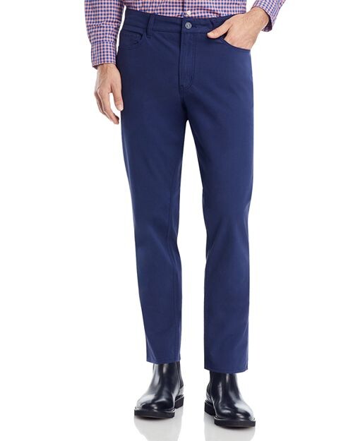 

Брюки On The Go из плотной ткани с пятью карманами Vineyard Vines, цвет Blue